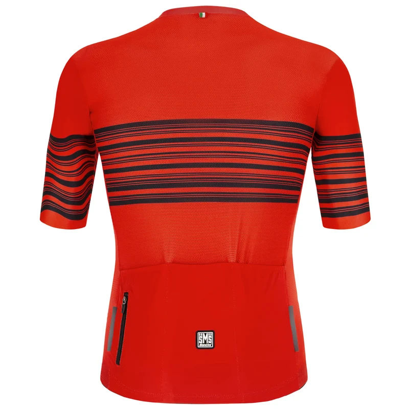 Maglia Santini Tono Profilo - Rosso