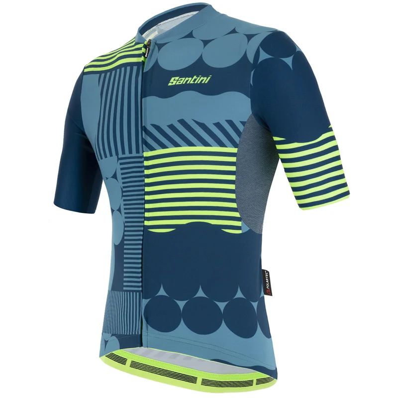 Maglia Santini Delta Optic - Verde