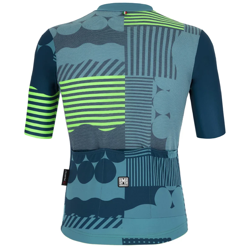 Maglia Santini Delta Optic - Verde