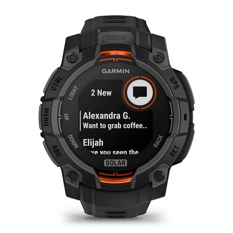 Garmin Instinct 3 45mm Solar - Nero