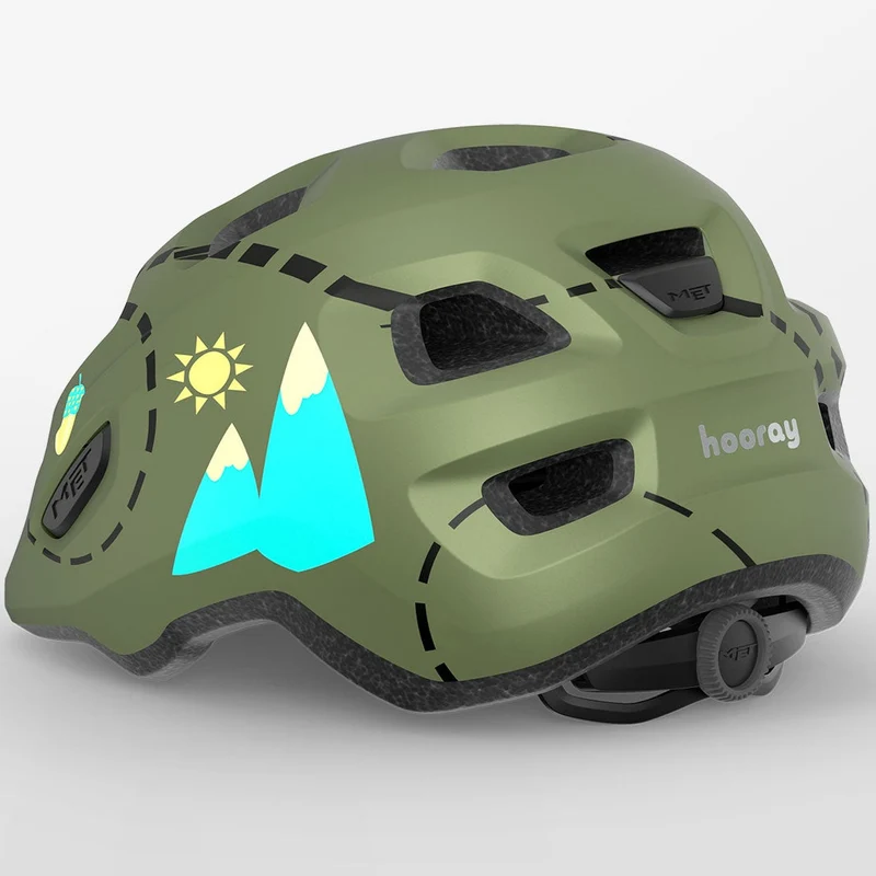 Casco Met Hooray - Verde scuro