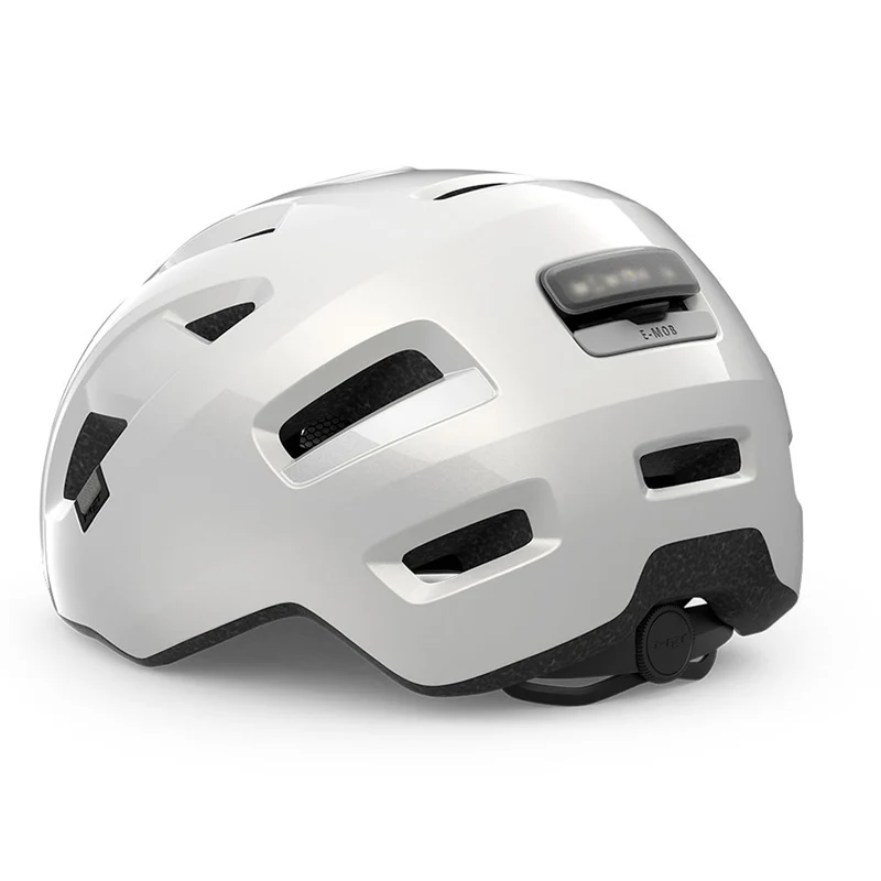 Casco Met E-Mob - Bianco