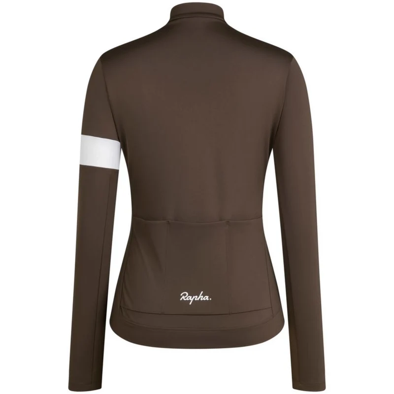 Maglia donna maniche lunghe Rapha Core - Marrone