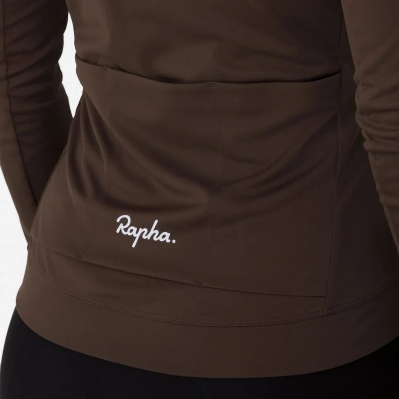 Maglia donna maniche lunghe Rapha Core - Marrone