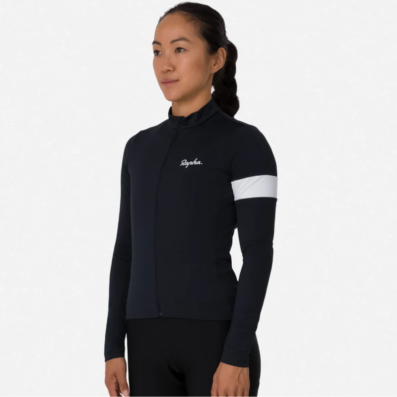 Maglia donna maniche lunghe Rapha Core - Nero