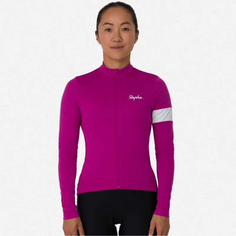 Maglia donna maniche lunghe Rapha Core - Viola