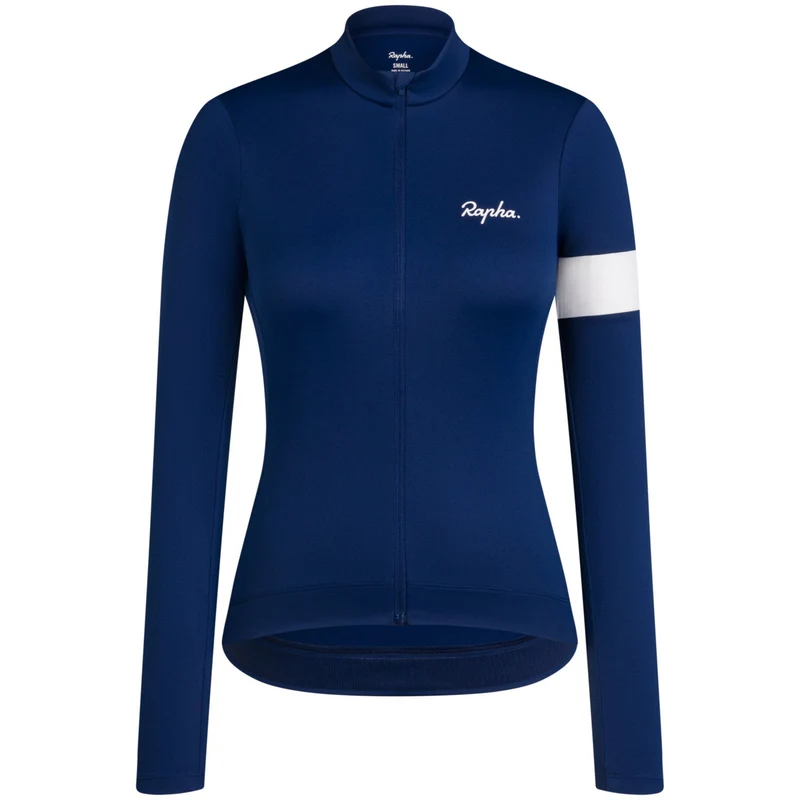 Maglia donna maniche lunghe Rapha Core - Blu scuro