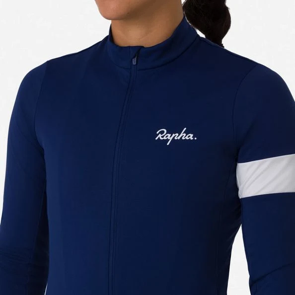 Maglia donna maniche lunghe Rapha Core - Blu scuro