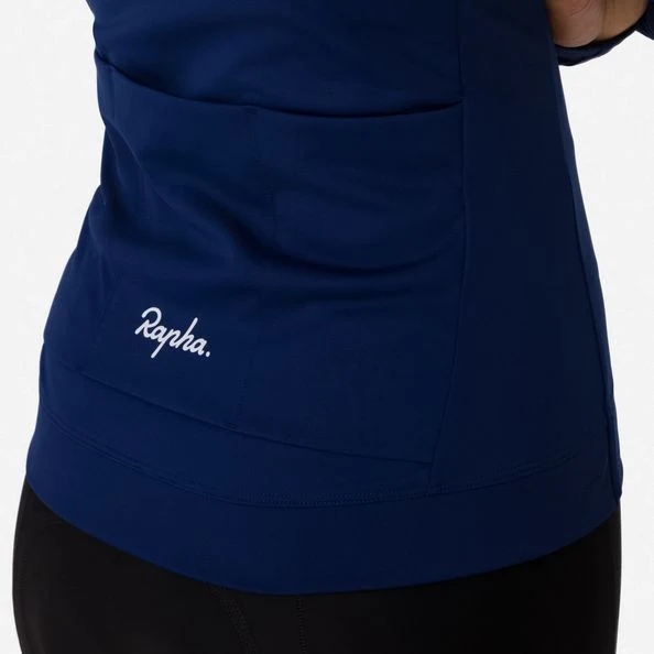 Maglia donna maniche lunghe Rapha Core - Blu scuro