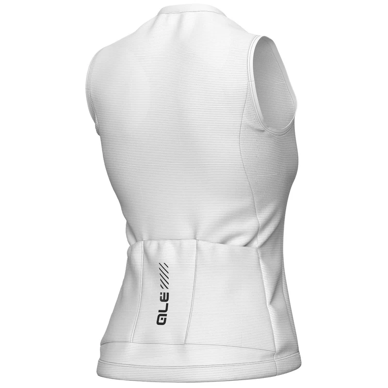 Maglia donna senza maniche Ale Pragma Color Block 2.0 - Bianco