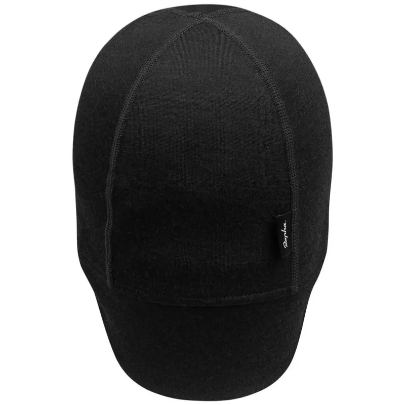 Cappello Rapha Peaked Merino Hat - Nero
