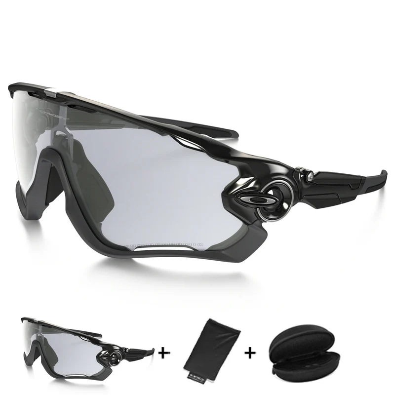 Occhiali Oakley Jawbreaker - Polished Black Photochromic