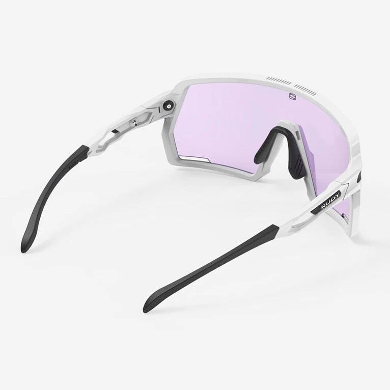 Occhiali Rudy Project Kelion - White Gloss ImpactX2 Laser Purple