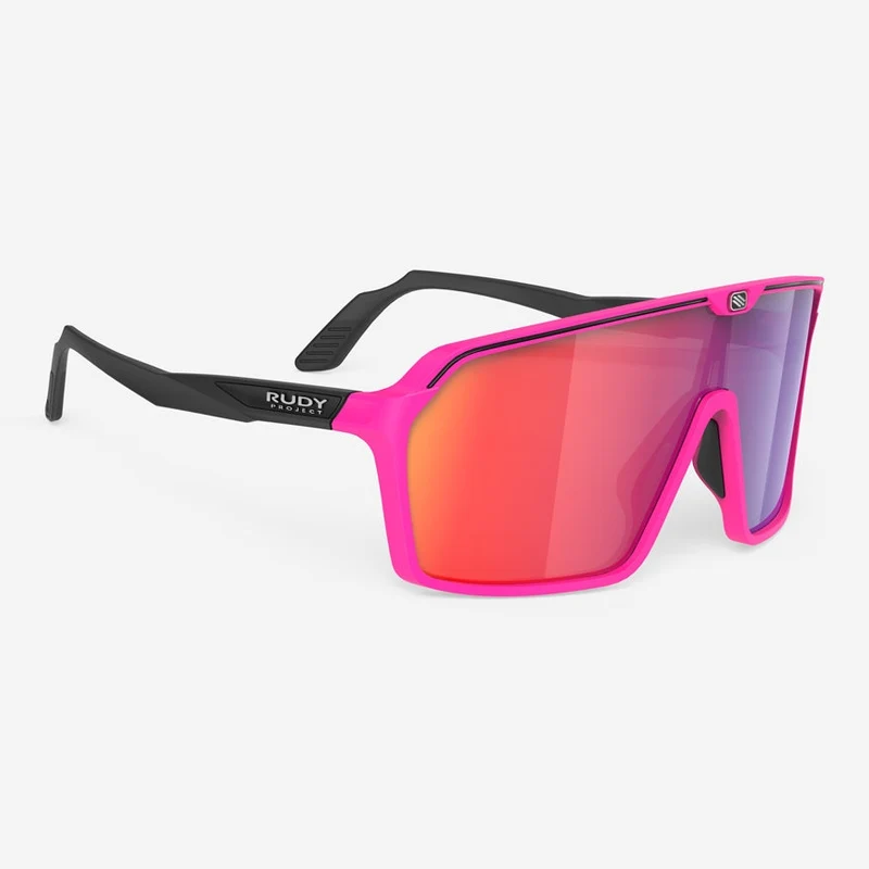 Occhiali Rudy Project Spinshield - Pink Fluo Black Matte Multilaser Red