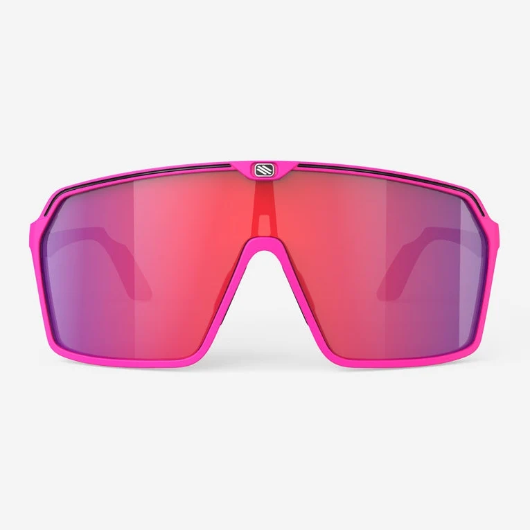 Occhiali Rudy Project Spinshield - Pink Fluo Black Matte Multilaser Red