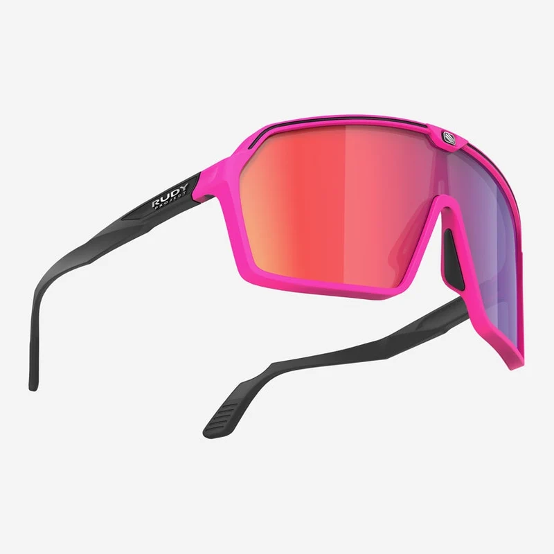 Occhiali Rudy Project Spinshield - Pink Fluo Black Matte Multilaser Red