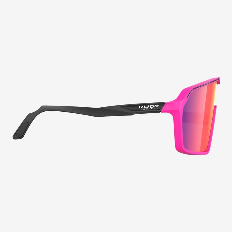 Occhiali Rudy Project Spinshield - Pink Fluo Black Matte Multilaser Red