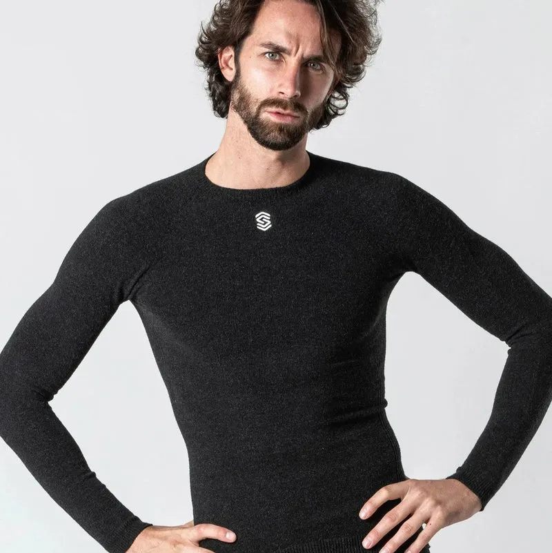 Maglia intima manica lunga Silverskin Stay Fresh - Grigio scuro