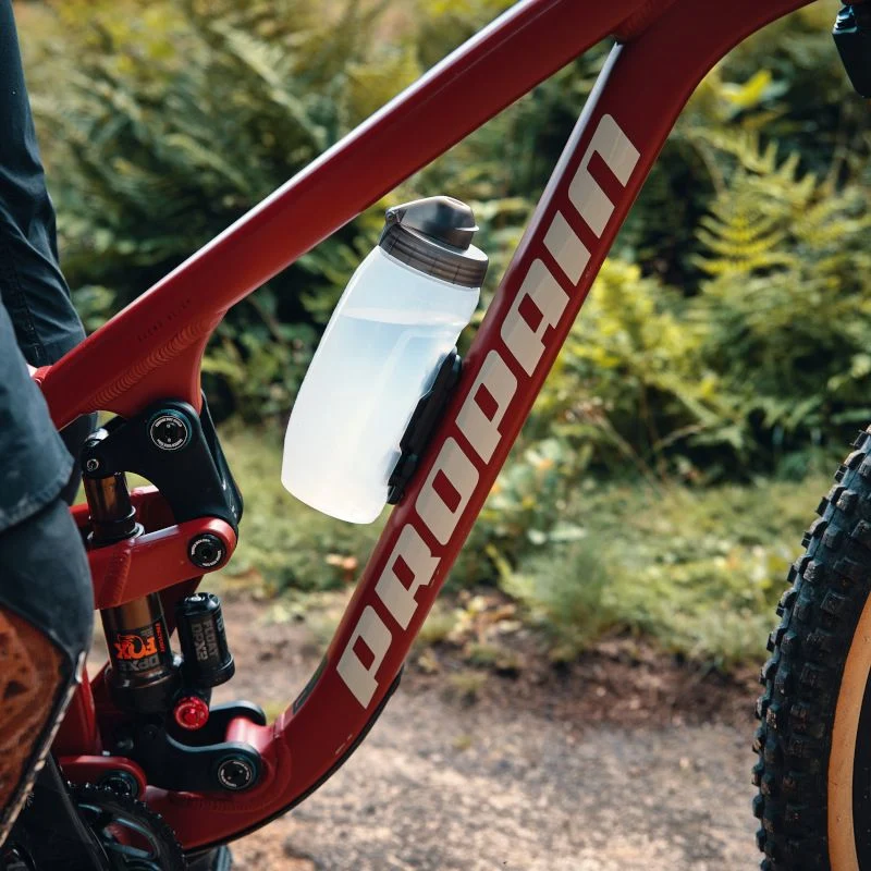 Borraccia Fidlock Twist 590 + bike base - Trasparente