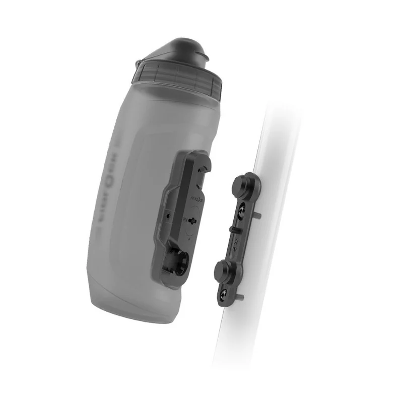 Borraccia Fidlock Twist 590 + bike base - Grigio