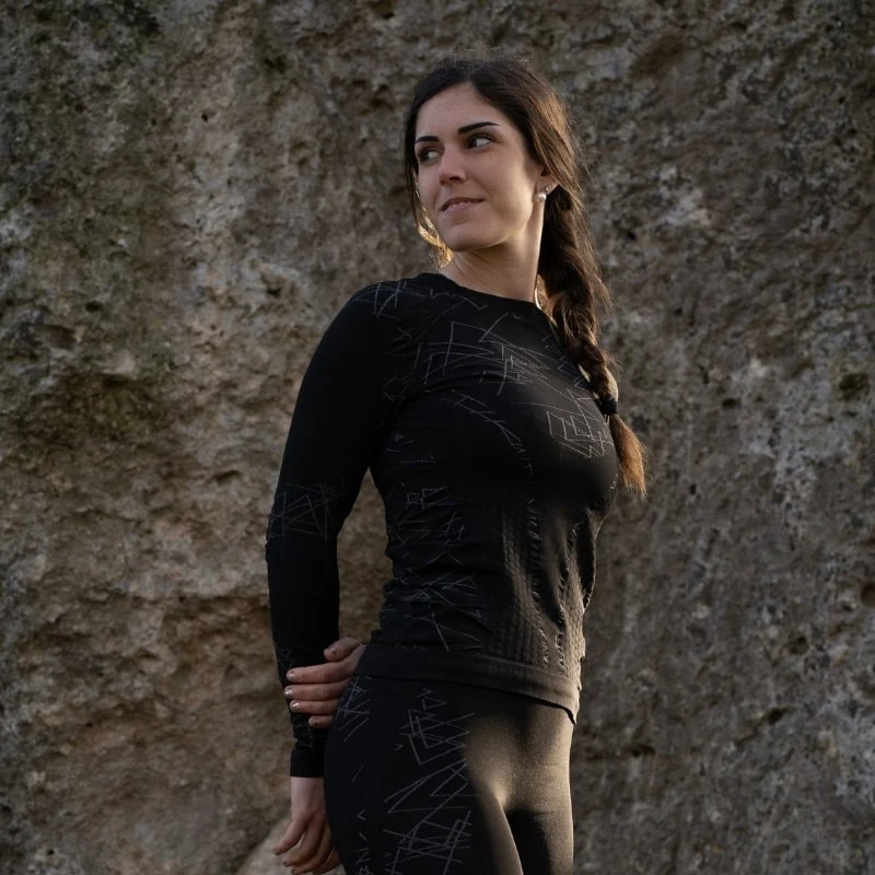 Maglia Intima maniche lunghe donna Biotex SHE - Nero