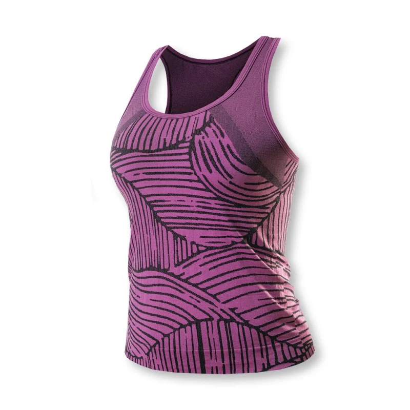 Maglia intima donna senza maniche Biotex Sprint - Fucsia