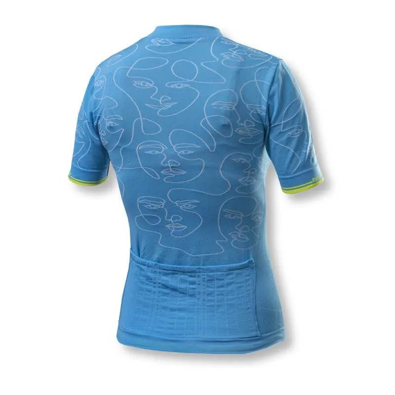 Maglia donna Biotex Visi Soffio - Azzurro