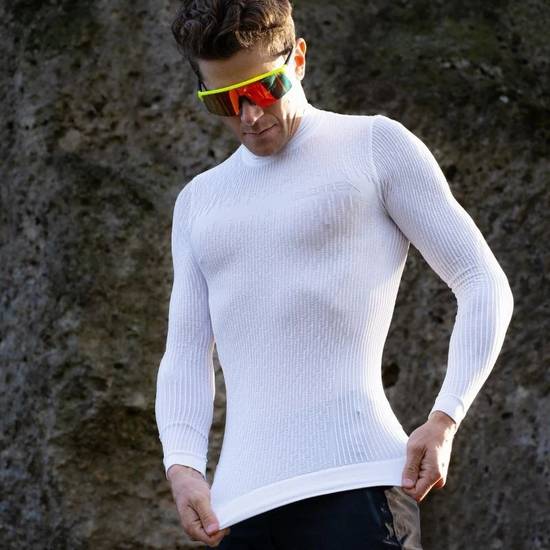 Maglia Intima maniche lunghe Biotex Lupetto 3D - Bianco