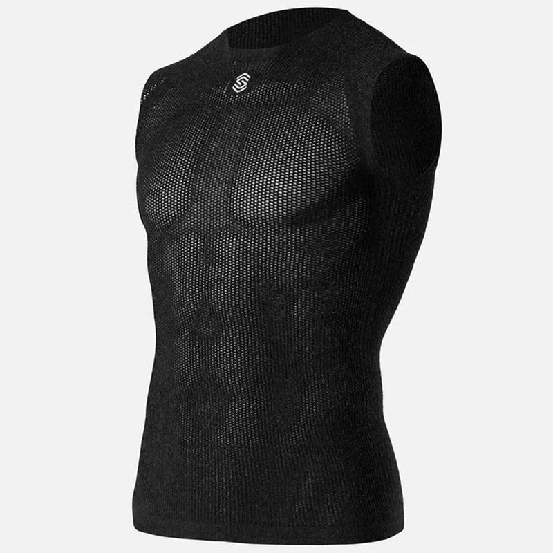 Maglia intima senza maniche Silverskin Primo Thermo Dry Pro - Nero
