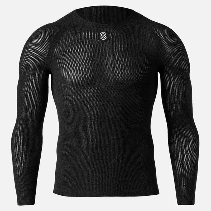 Maglia intima manica lunga Silverskin Primo Thermo Dry Pro - Nero
