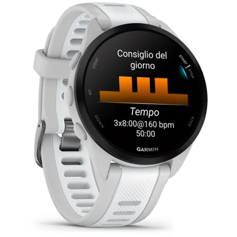 Garmin Forerunner 165 Music - Grigio bianco