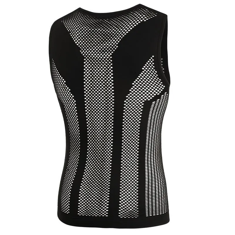 Maglia intima senza maniche Biotex Piuma - Nero