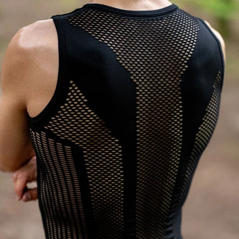 Maglia intima senza maniche Biotex Piuma - Nero