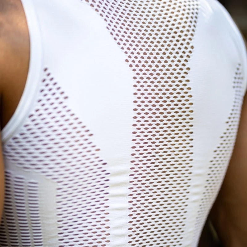 Maglia intima senza maniche Biotex Piuma - Bianco