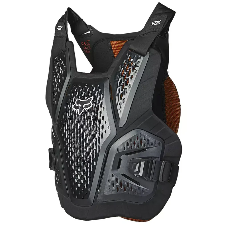 Pettorina Fox Raceframe Impact D3O - Nero