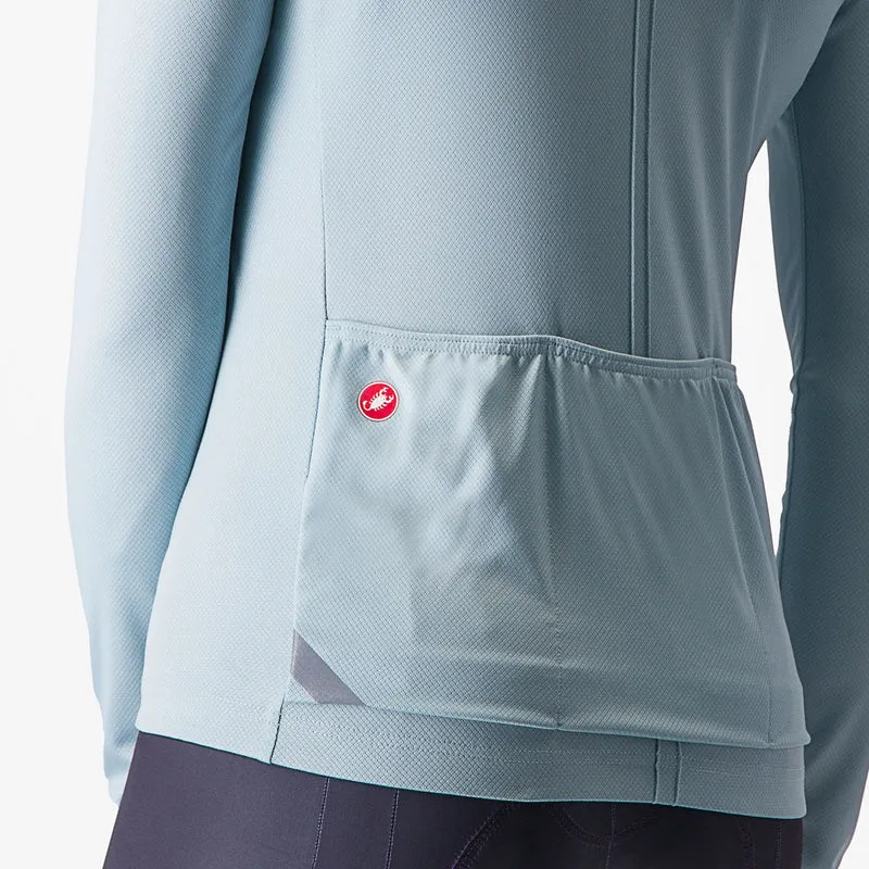 Maglia maniche lunghe donna Castelli Anima 4 - Azzurro