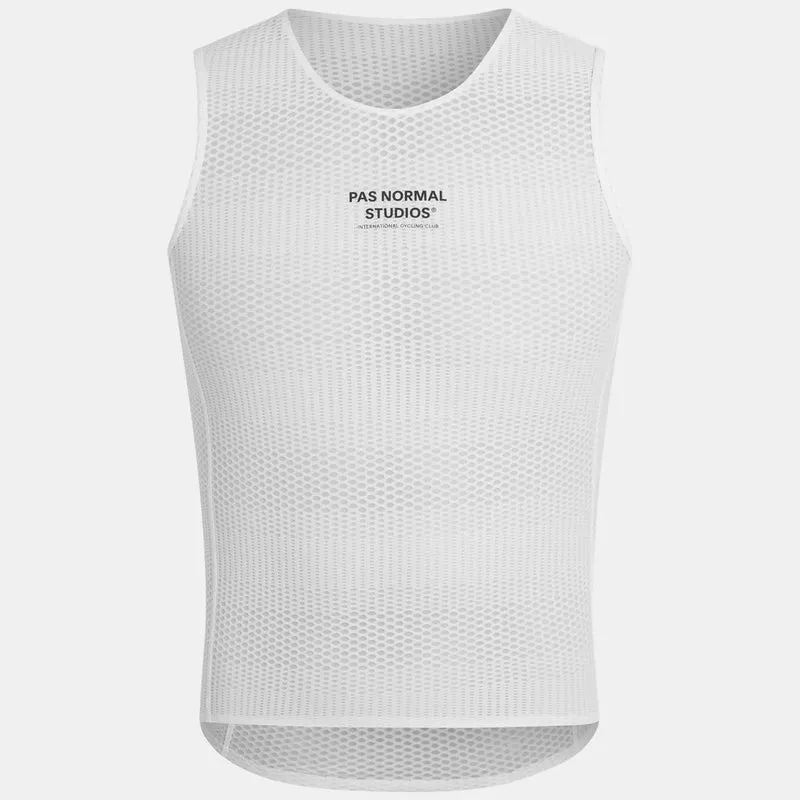 Maglia intima senza maniche Pas Normal Studios Mechanism Pro - Bianco