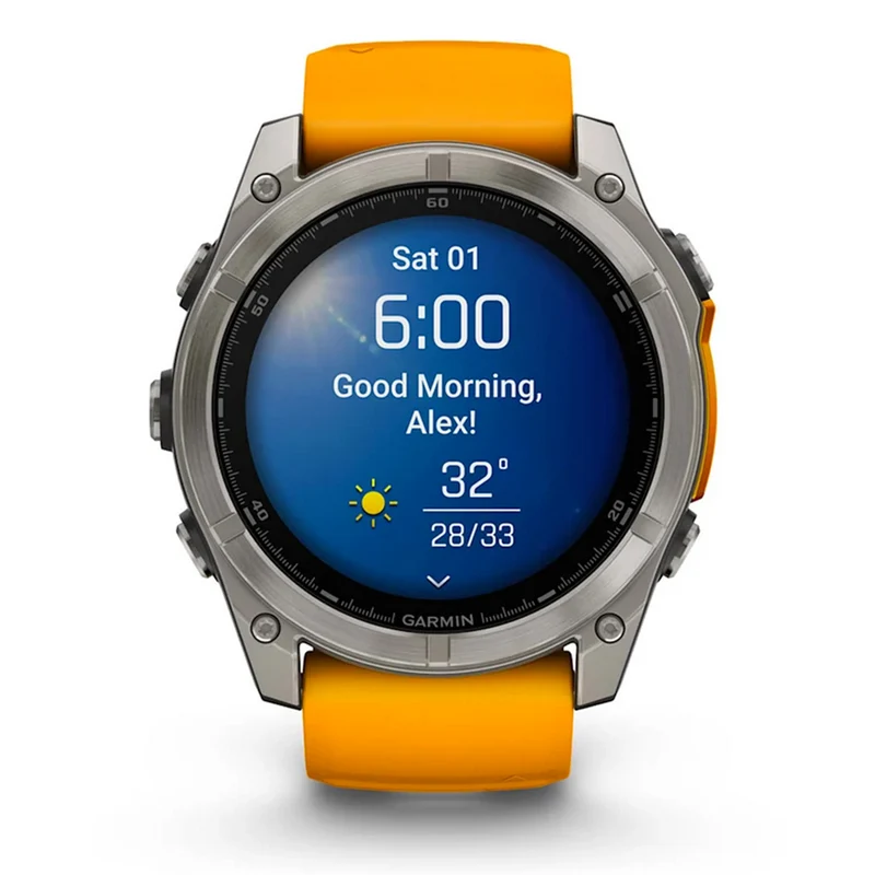 Garmin Fenix 8 51 mm AMOLED - Arancio