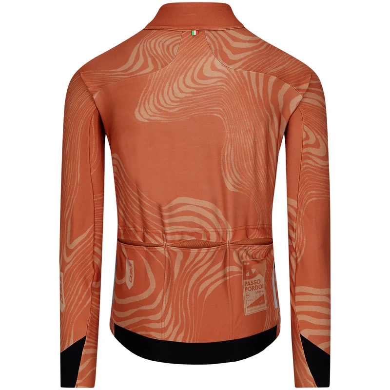 Maglia donna maniche lunghe Q36.5 Gregarius Hybrid Dolomiti - Rosso