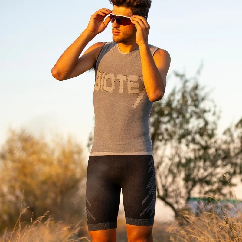 Pantaloncini Biotex Power Run - Nero