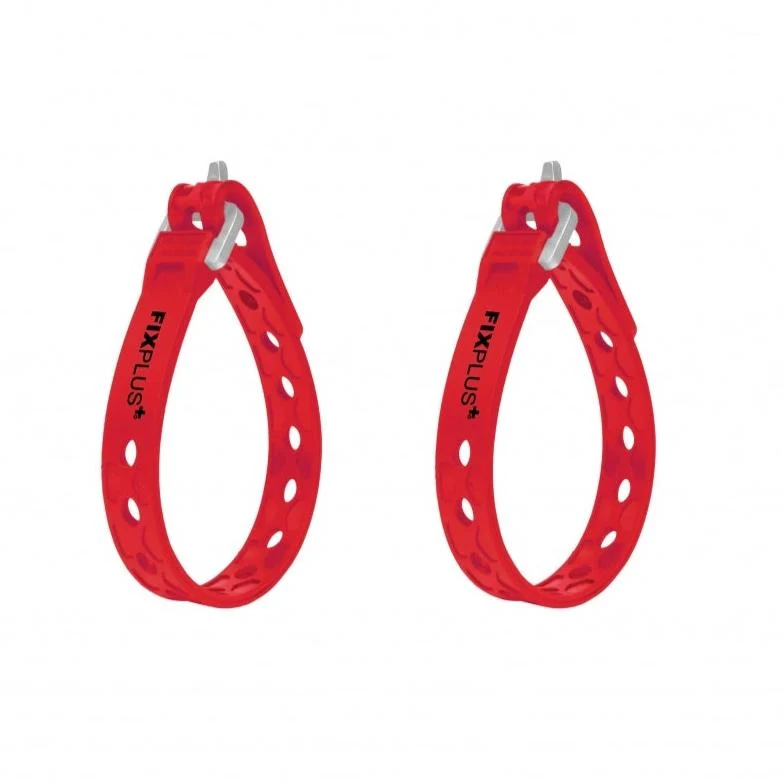 Coppia di cinghie Fixplus 23 cm - Rosso