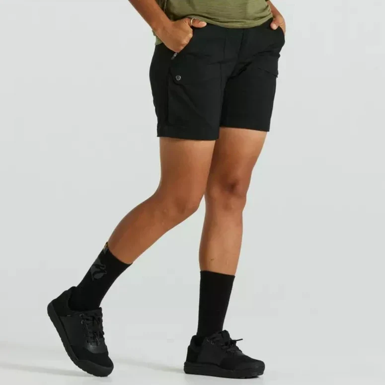 Pantaloni donna Specialized/Fjällräven Rider's Hybrid - Nero