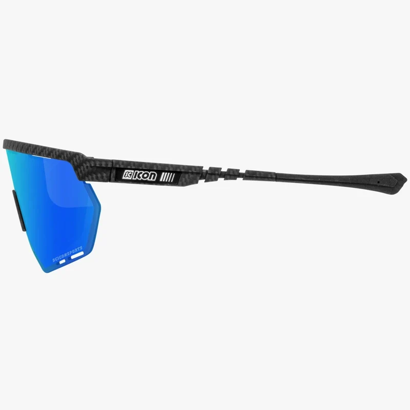 Occhiali Scicon Aerowing - Carbonio opaco multimirror blu