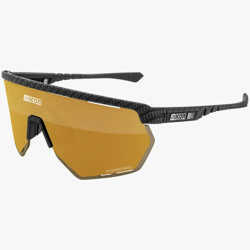 Occhiali Scicon Aerowing - Carbonio opaco multimirror bronzo