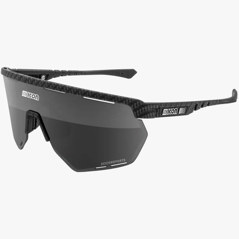 Occhiali Scicon Aerowing - Carbonio opaco multimirror silver