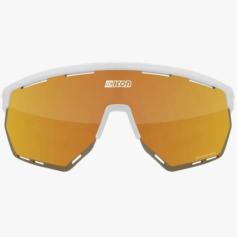Occhiali Scicon Aerowing - Bianco multimirror bronzo
