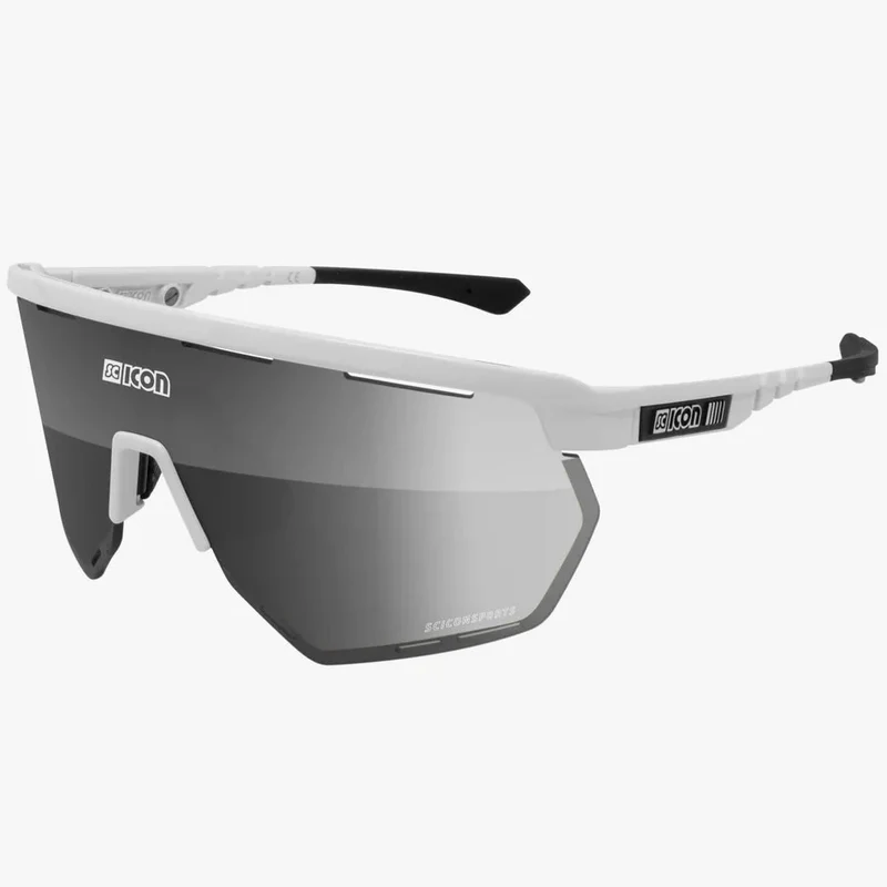 Occhiali Scicon Aerowing - Bianco multimirror silver