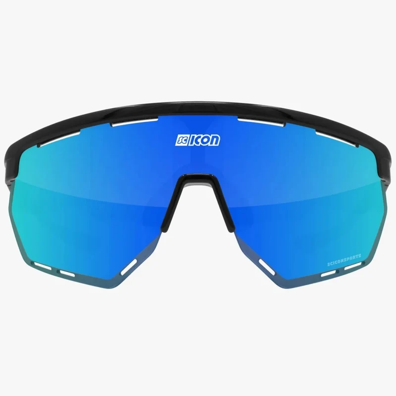 Occhiali Scicon Aerowing - Nero multimirror blu
