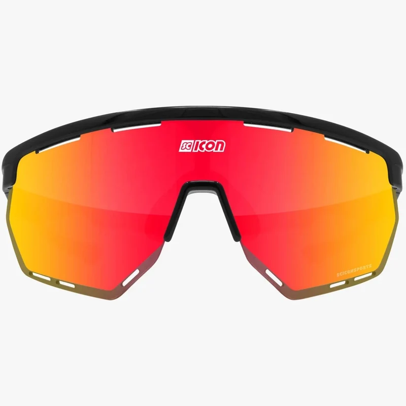 Occhiali Scicon Aerowing - Nero multimirror rosso