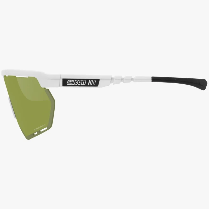 Occhiali Scicon Aerowing - Bianco trail verde